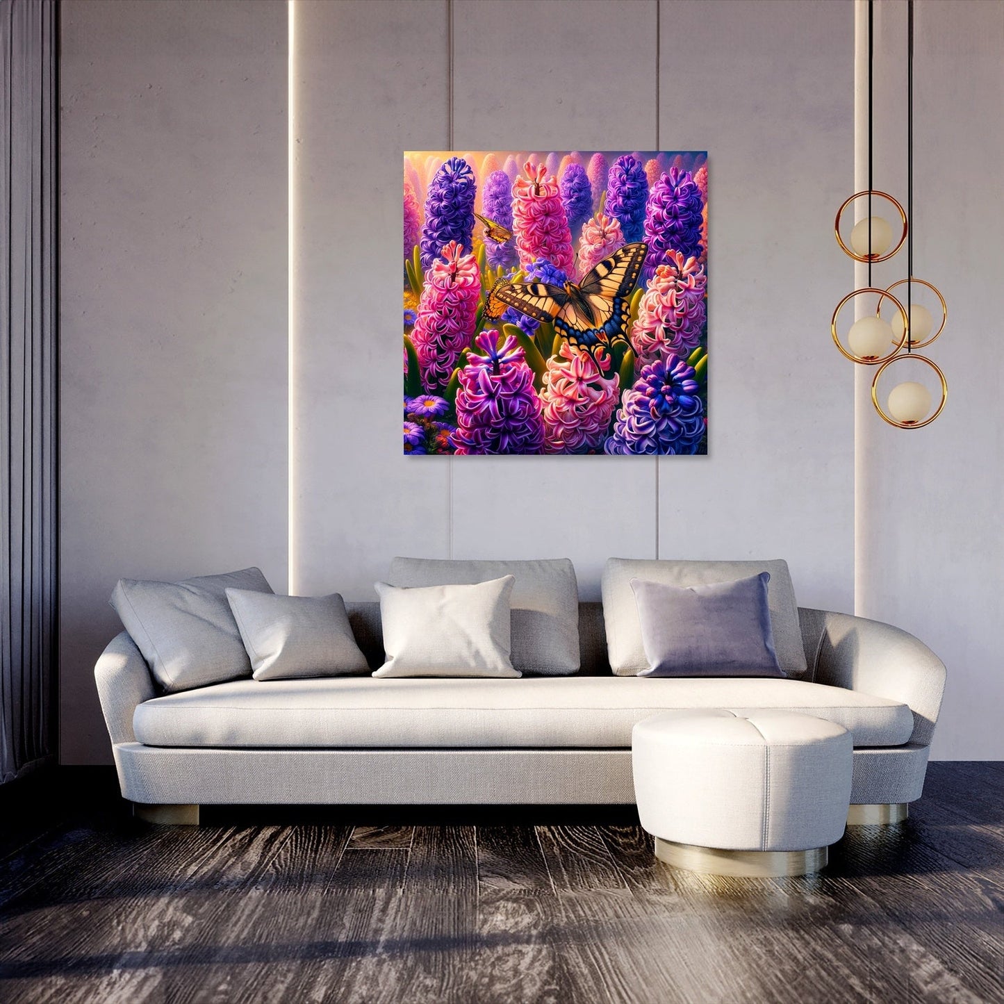 Spring Hyacinth Harmony Canvas