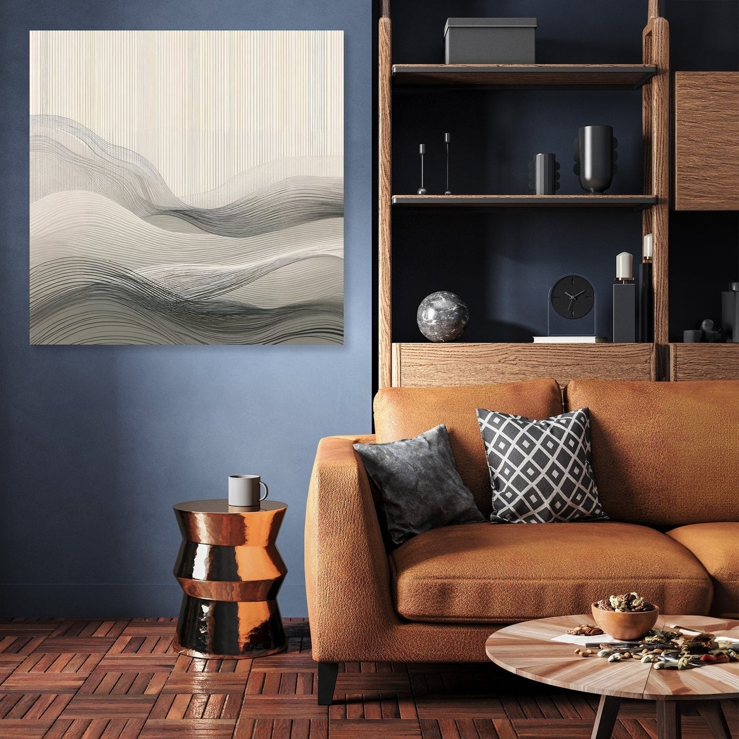 Minimalist Echoes Canvas