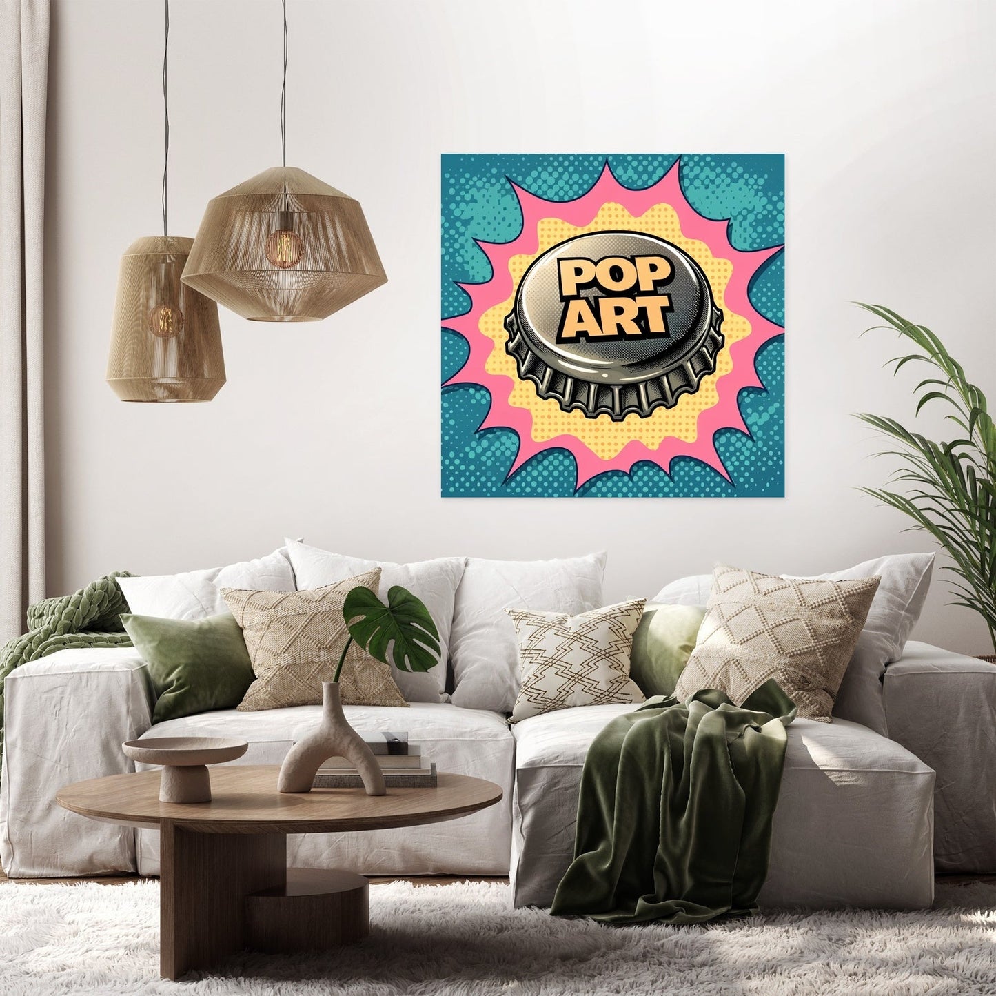 Pop Art Cap Canvas