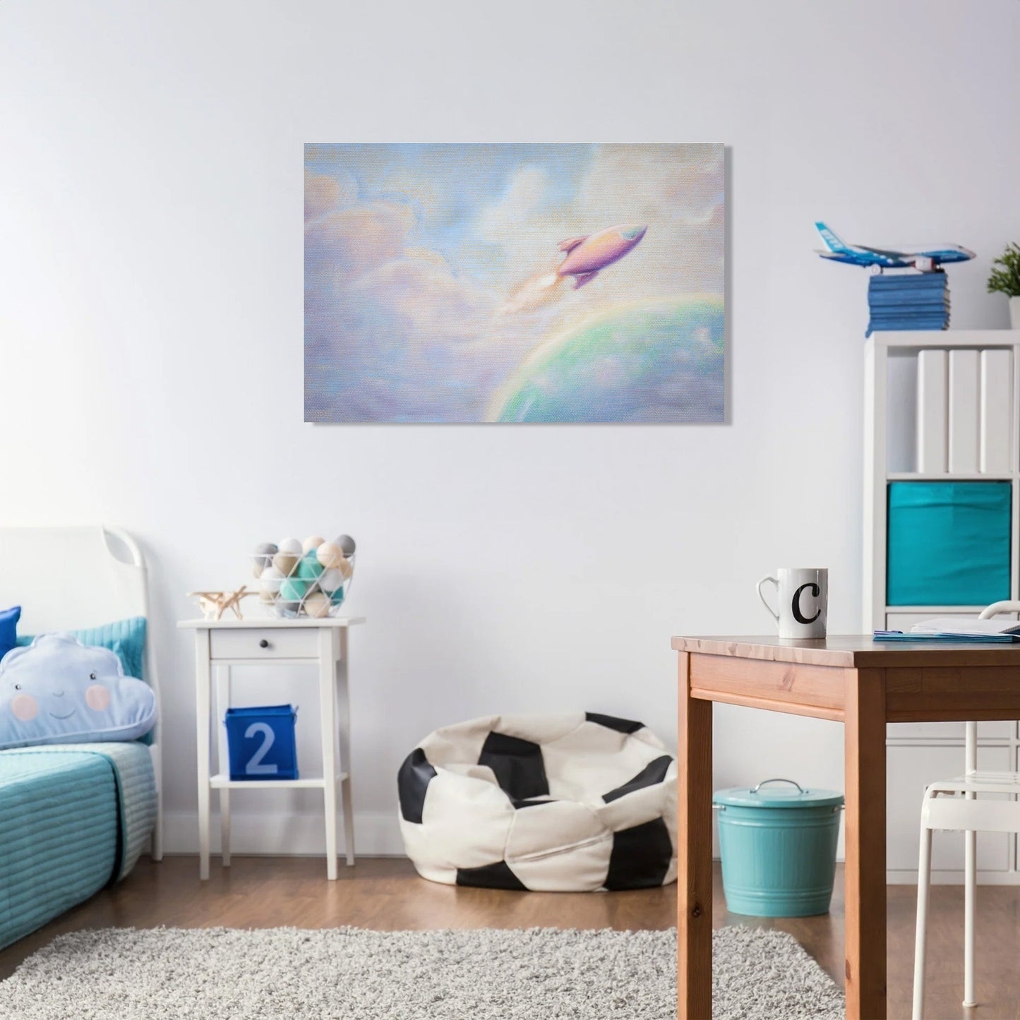 Rocket Ship Dream Canvas