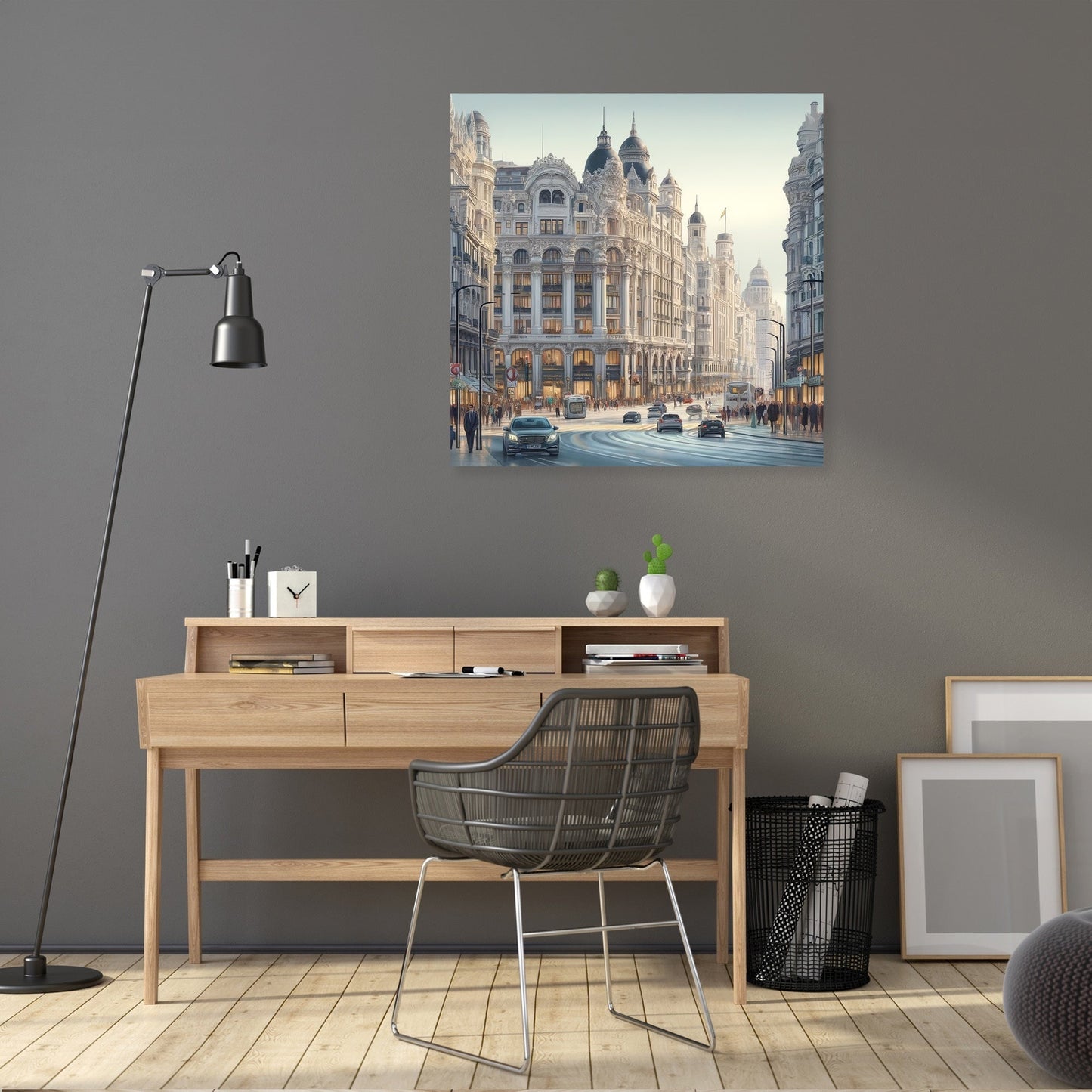 Gran Via Madrid Canvas