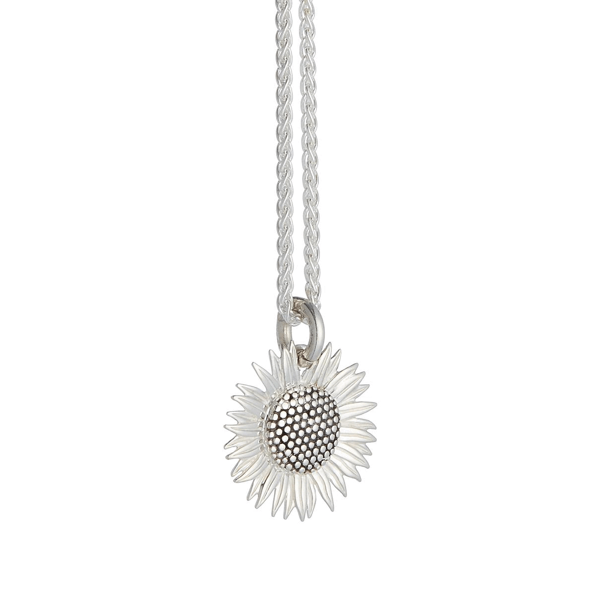Sunflower Silver Charm