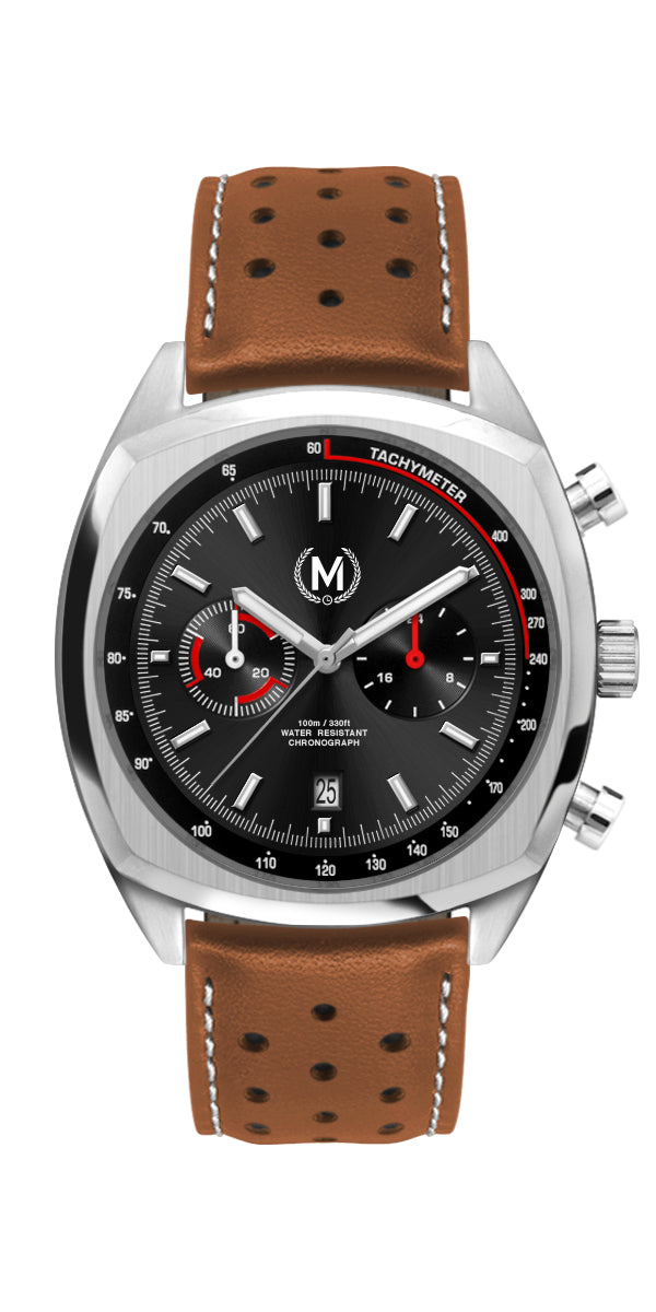 Classic Driver Chronograph, Tan Strap (PRE-ORDER NOW)