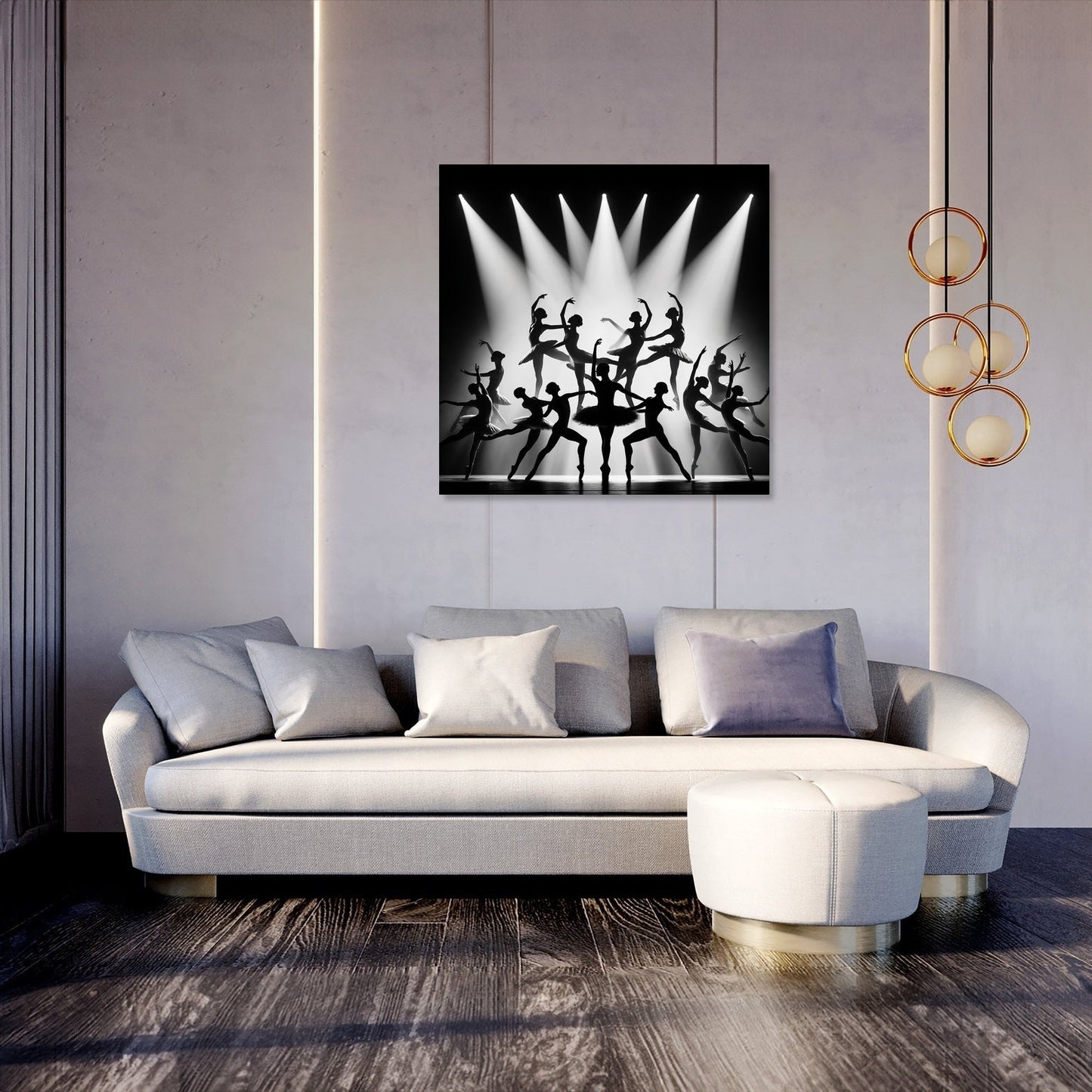 Silhouette Ballet Canvas