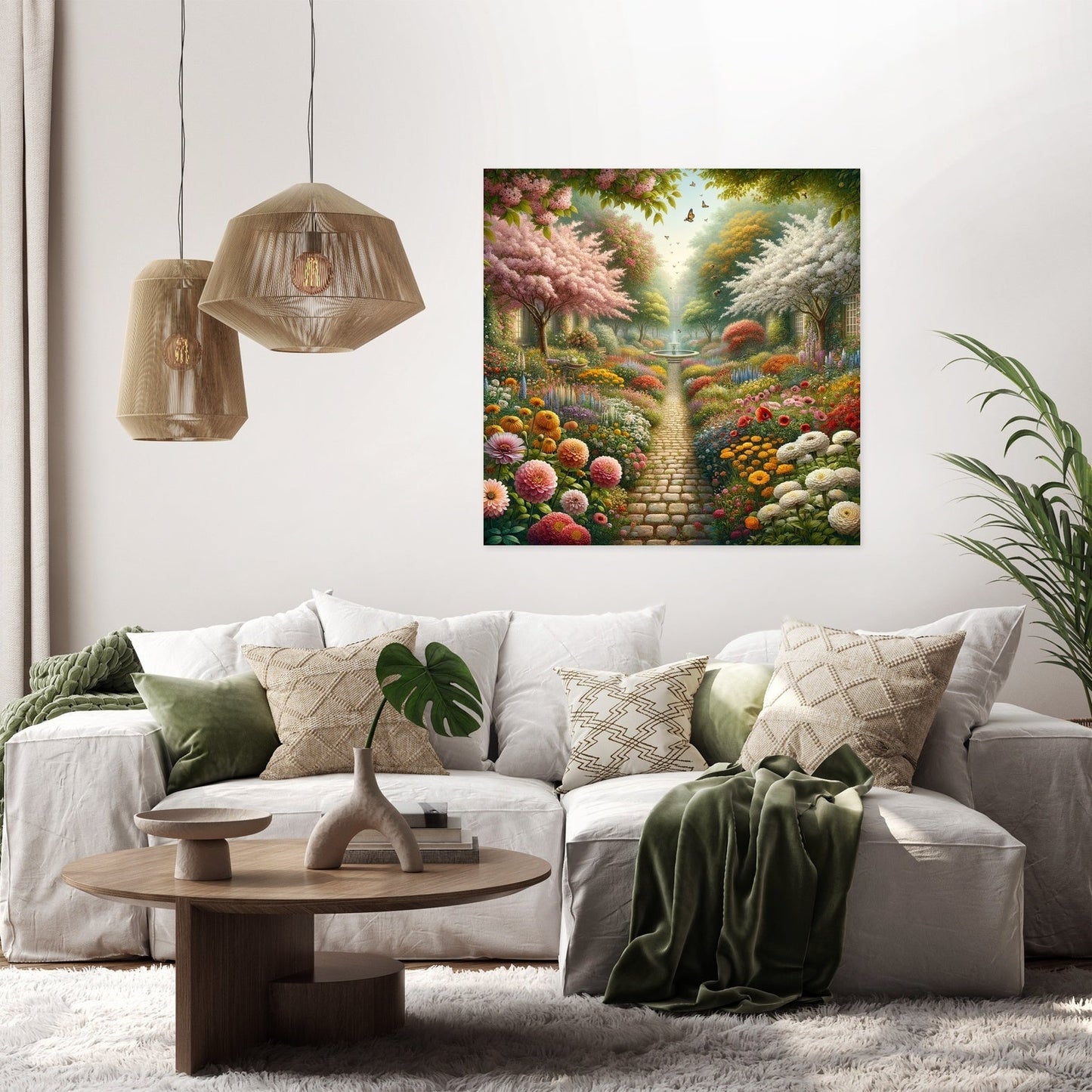 Spring Garden Serenade Canvas