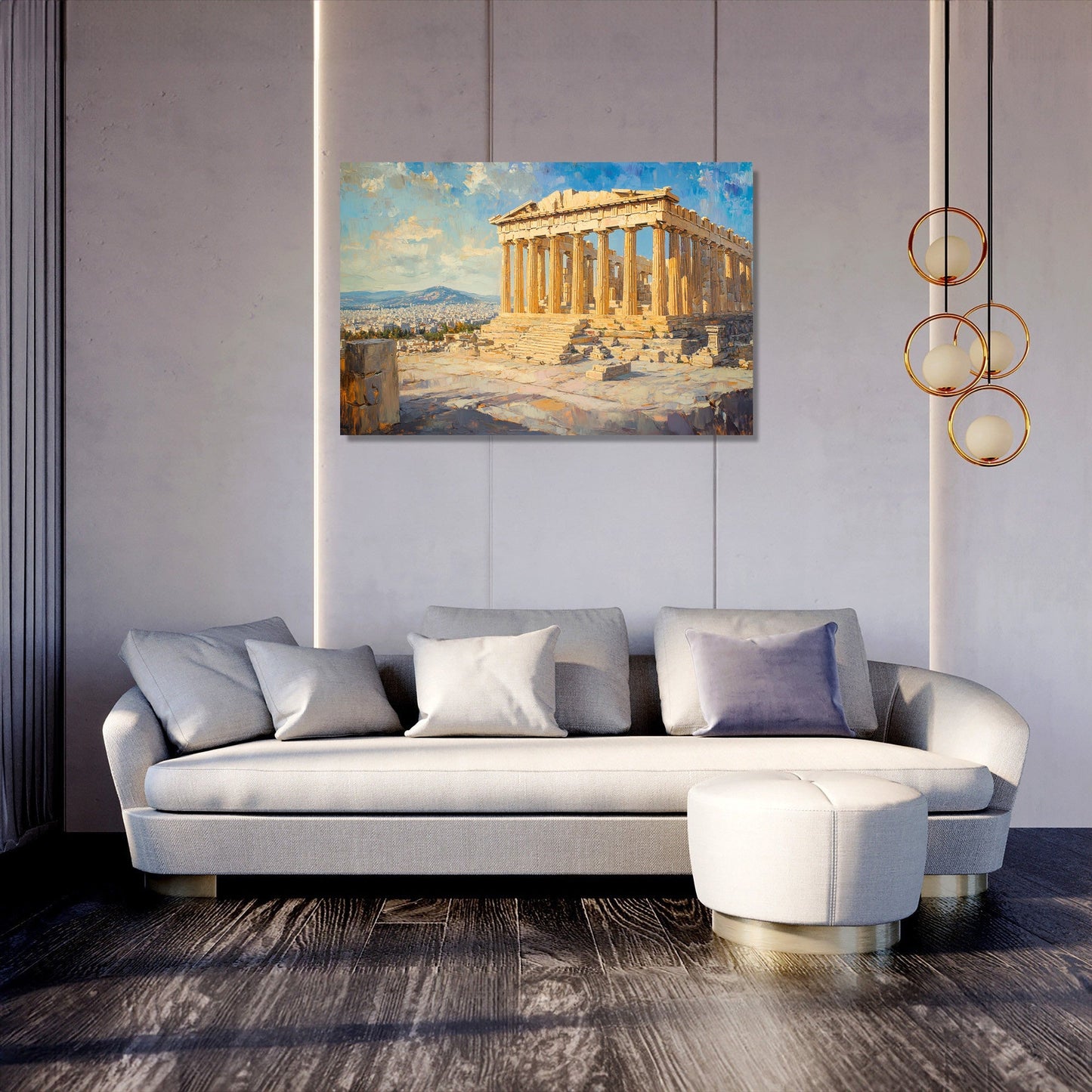 Parthenon Light Canvas