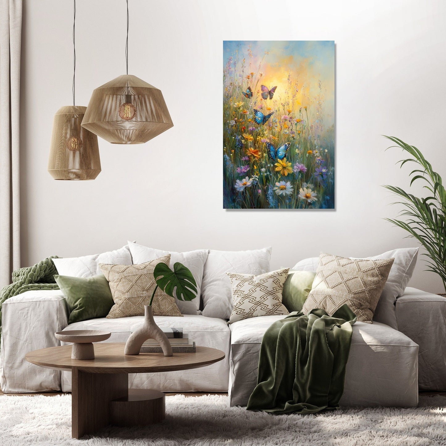 Fluttering Dawn Melancholy Canvas