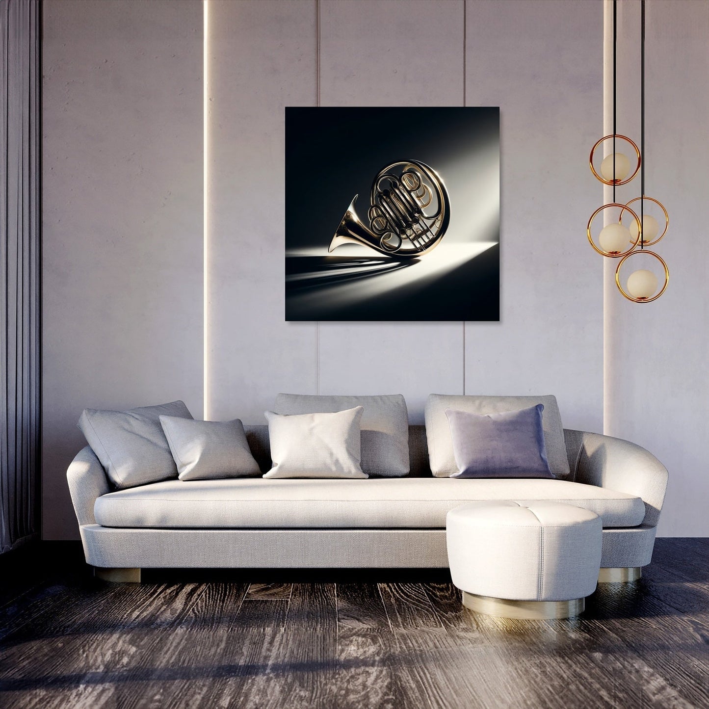 Brass Whisper Canvas