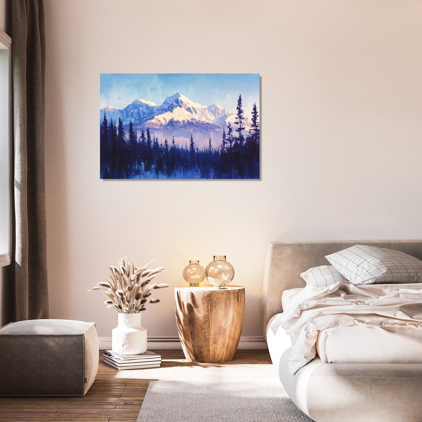 Enigmatic Alpine Serenity Canvas