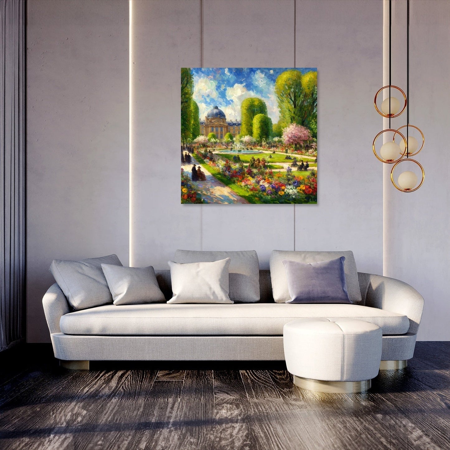Spring in Paris Jardin des Tuileries Canvas