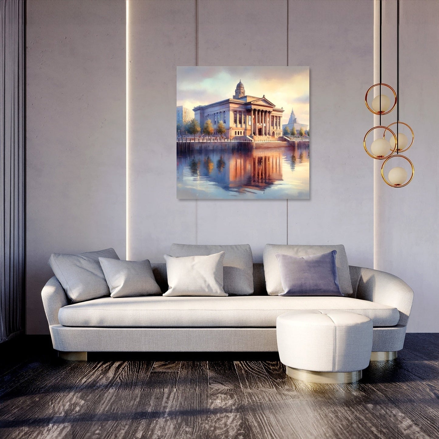 Morning Light at Liverpool Museum Canvas