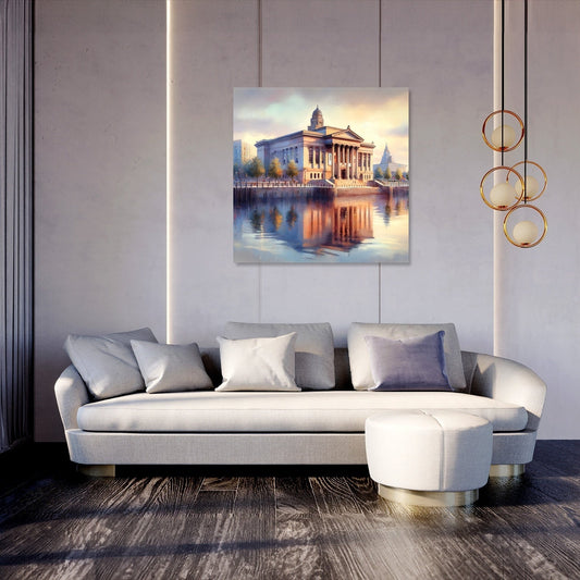 Morning Light at Liverpool Museum Canvas