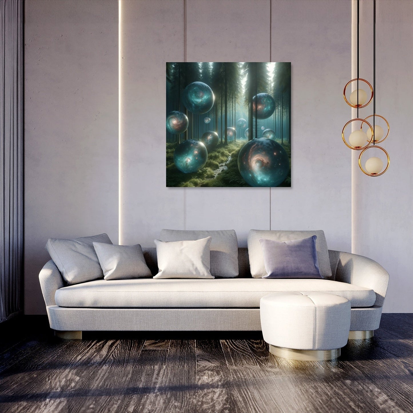 Galactic Forest Canvas
