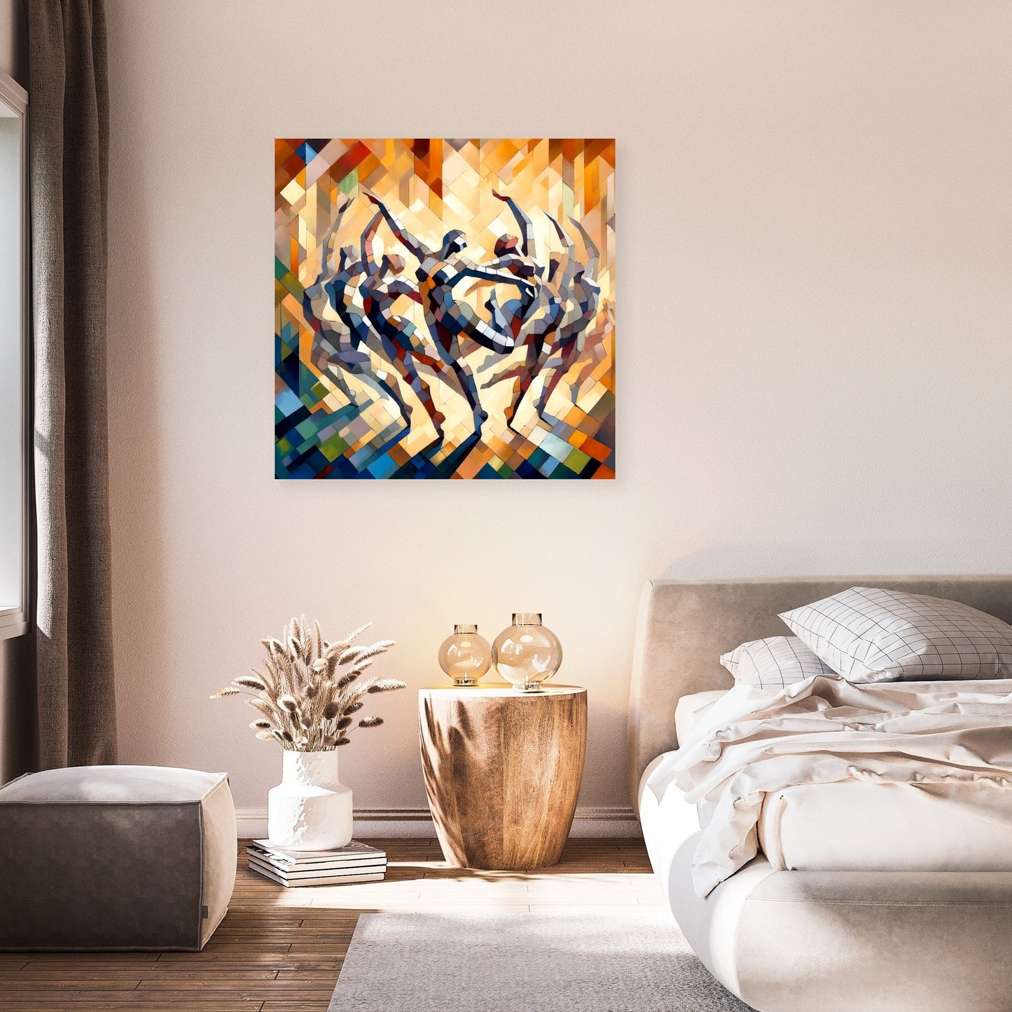 Rhythmic Dance Abstract Canvas