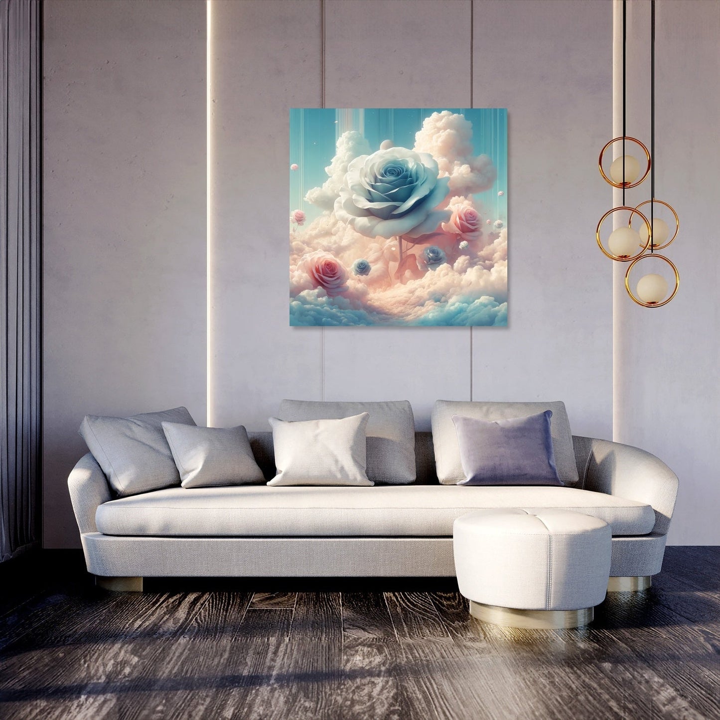 Surrealism Rose Dreams Canvas