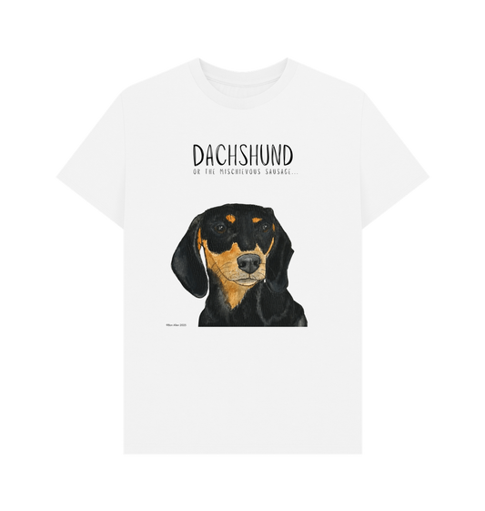 Black & Tan Dachshund Tee – Mischievous Hot Dog Energy!