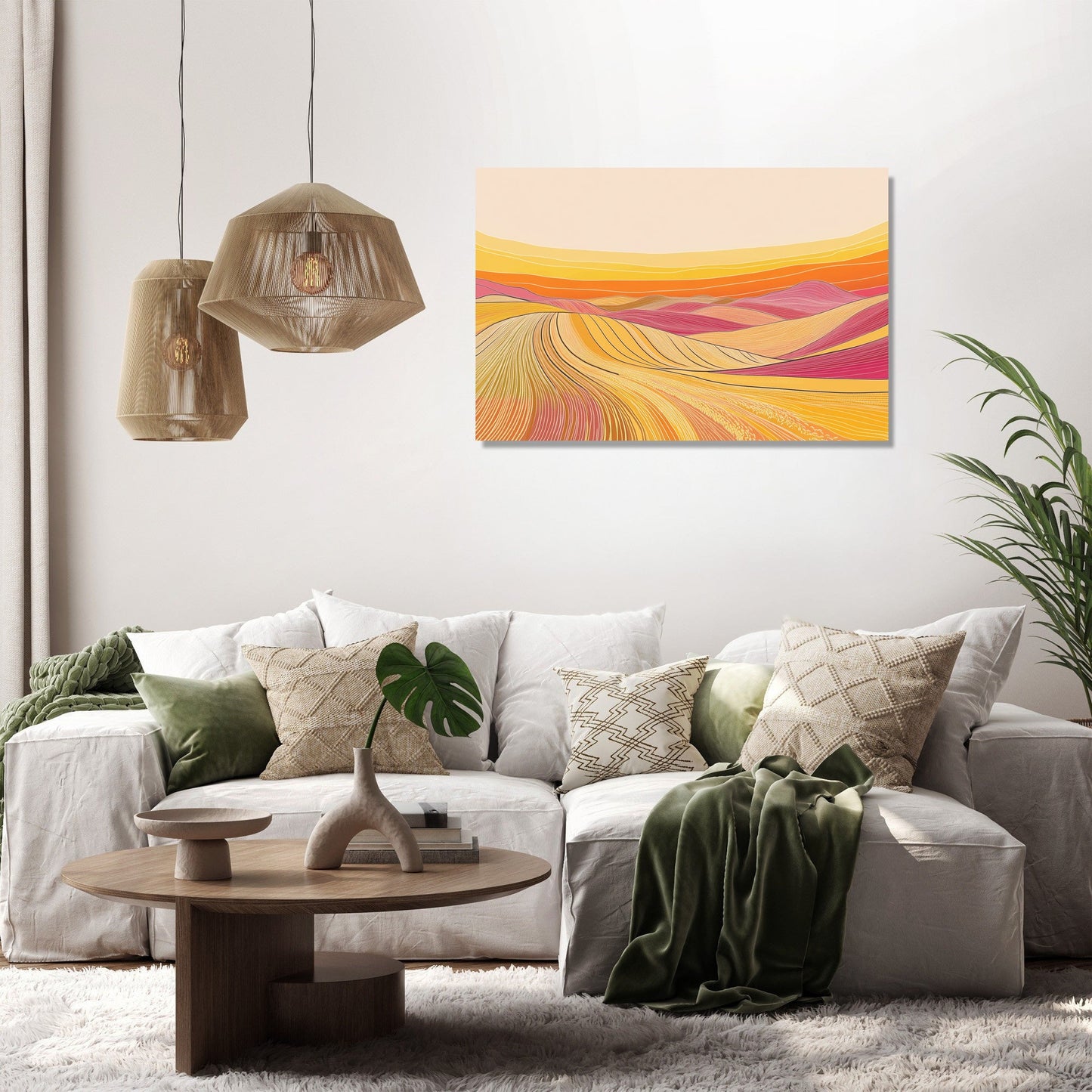 Rapeseed Sunset Canvas