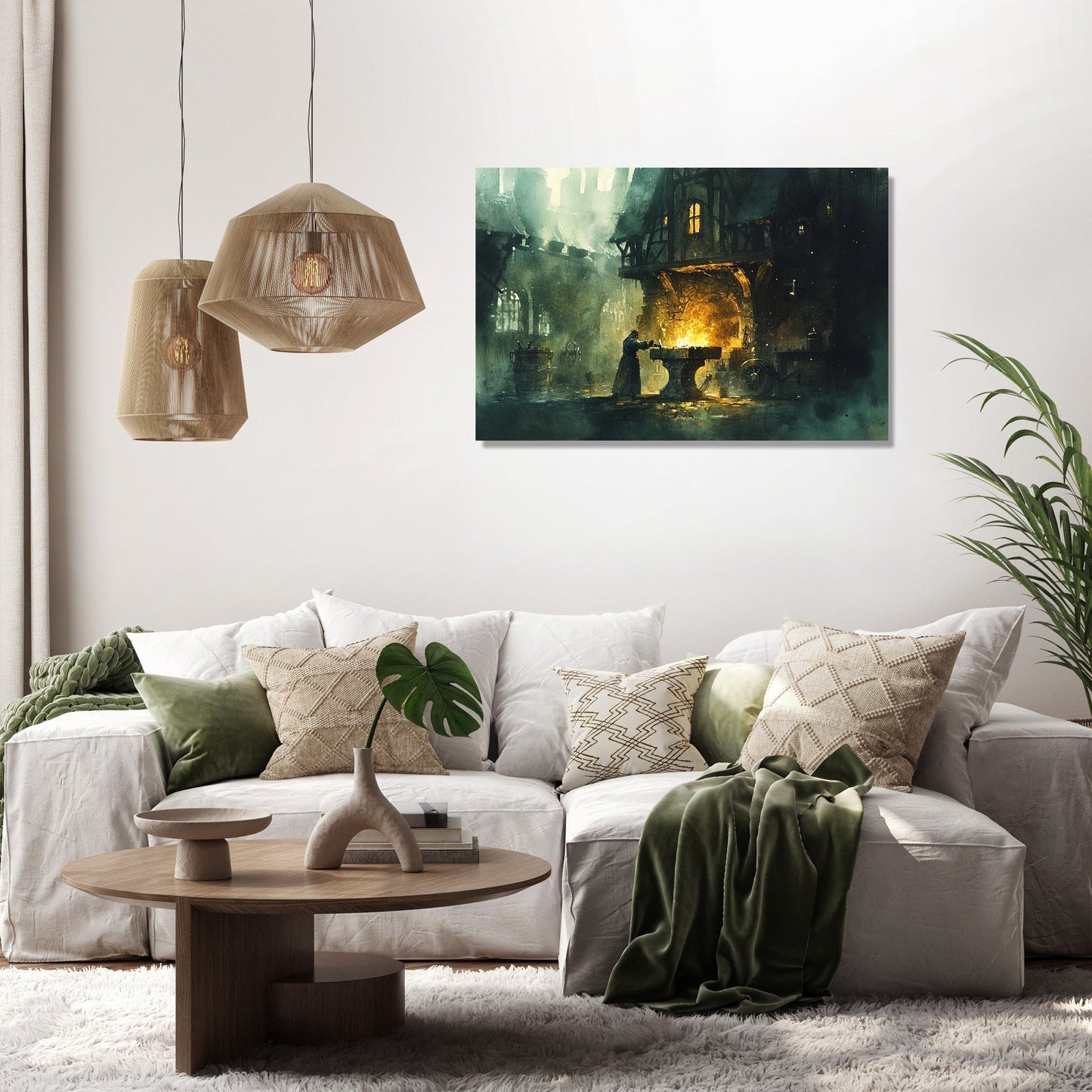 Legendary Swordsmith Forge Canvas