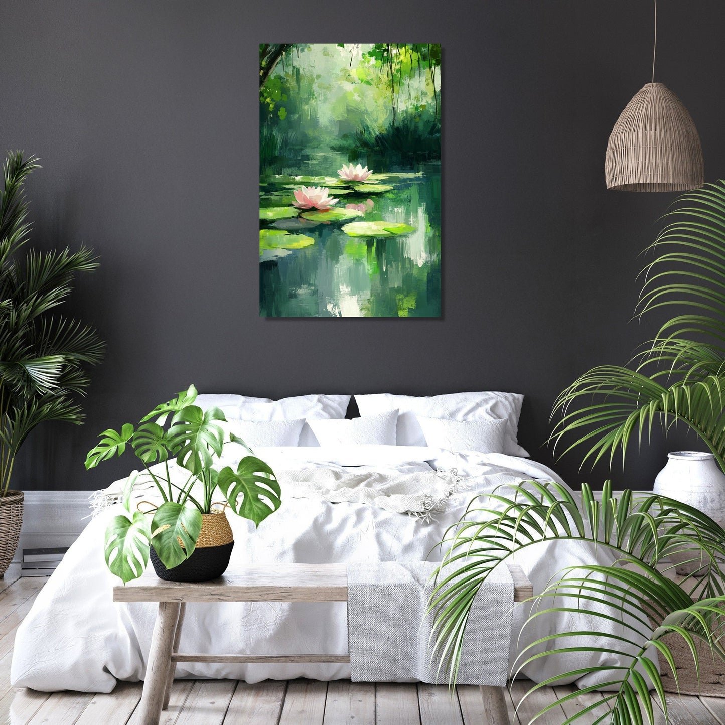 Tranquil Lilies Canvas