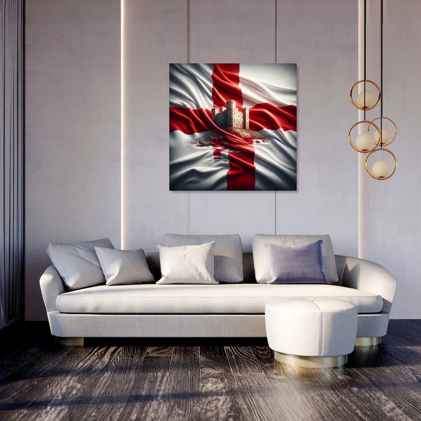 Fortress Cross Canvas