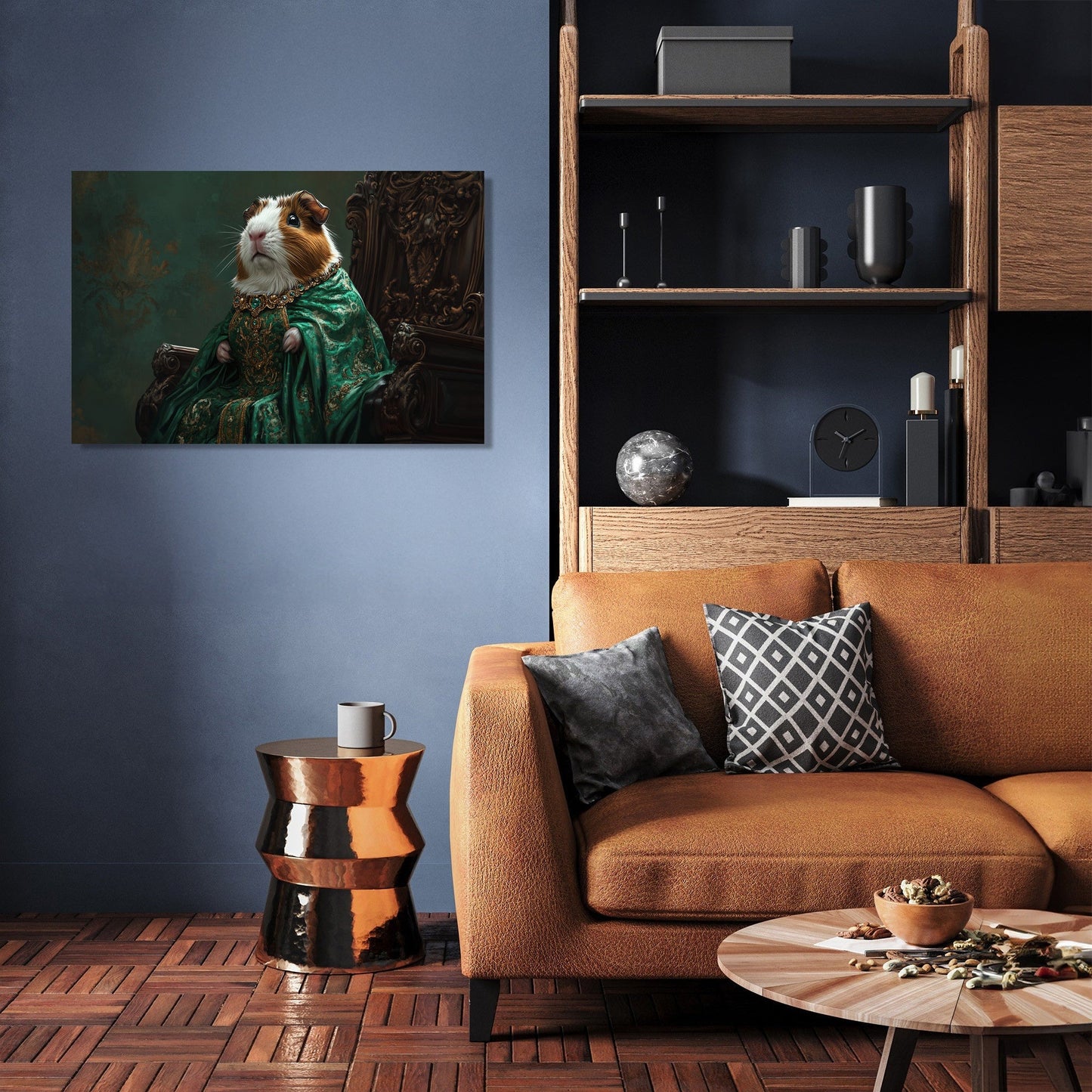 Regal Guinea Pig Canvas
