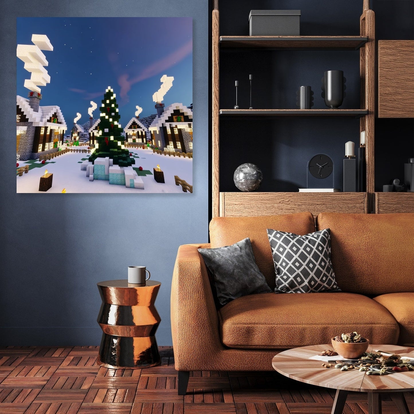 Frosted Hamlet Canvas