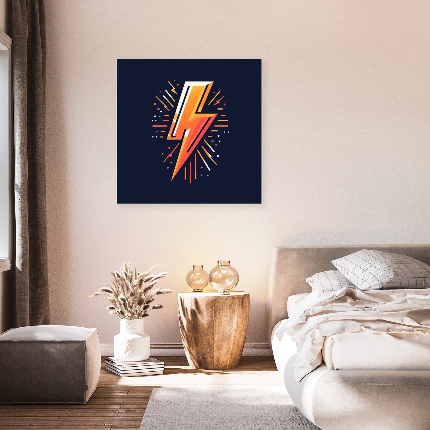 Electrifying Bolt Canvas
