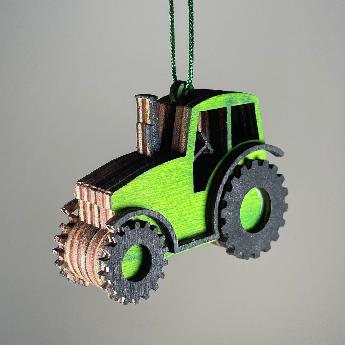 Tractor Bauble - Handmade Ornament by Curious Rabbit ®