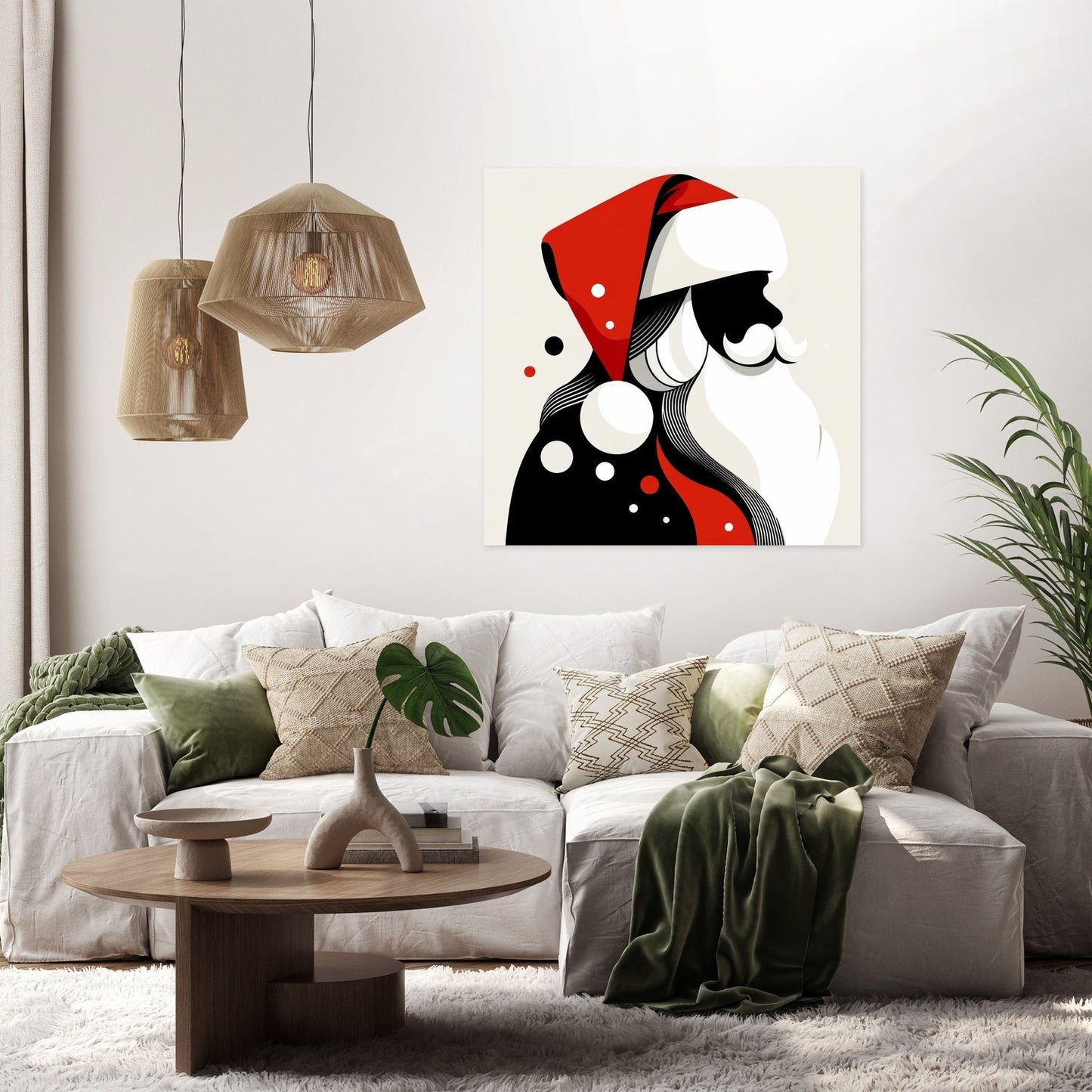 Simplified Santa Canvas