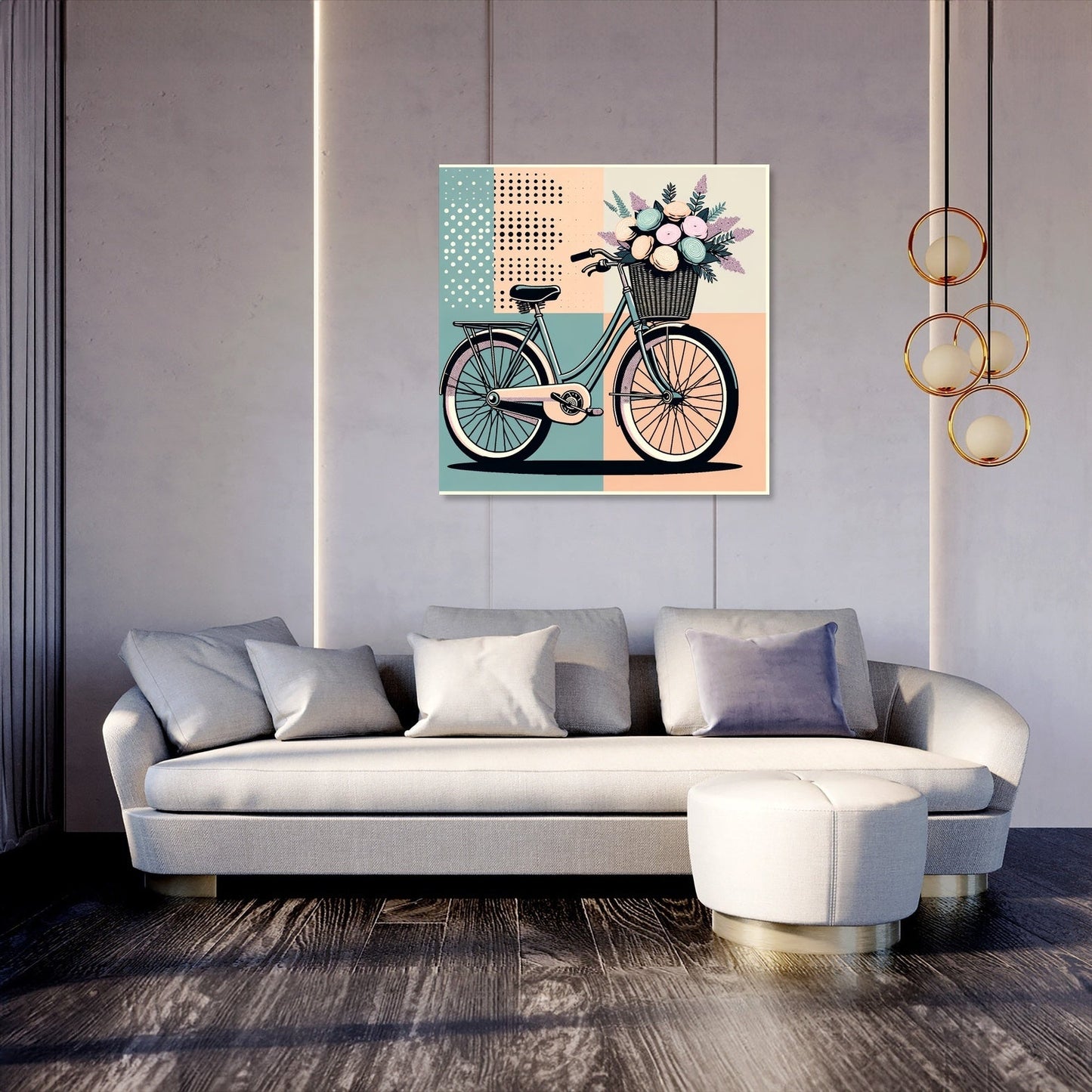 Floral Ride Canvas