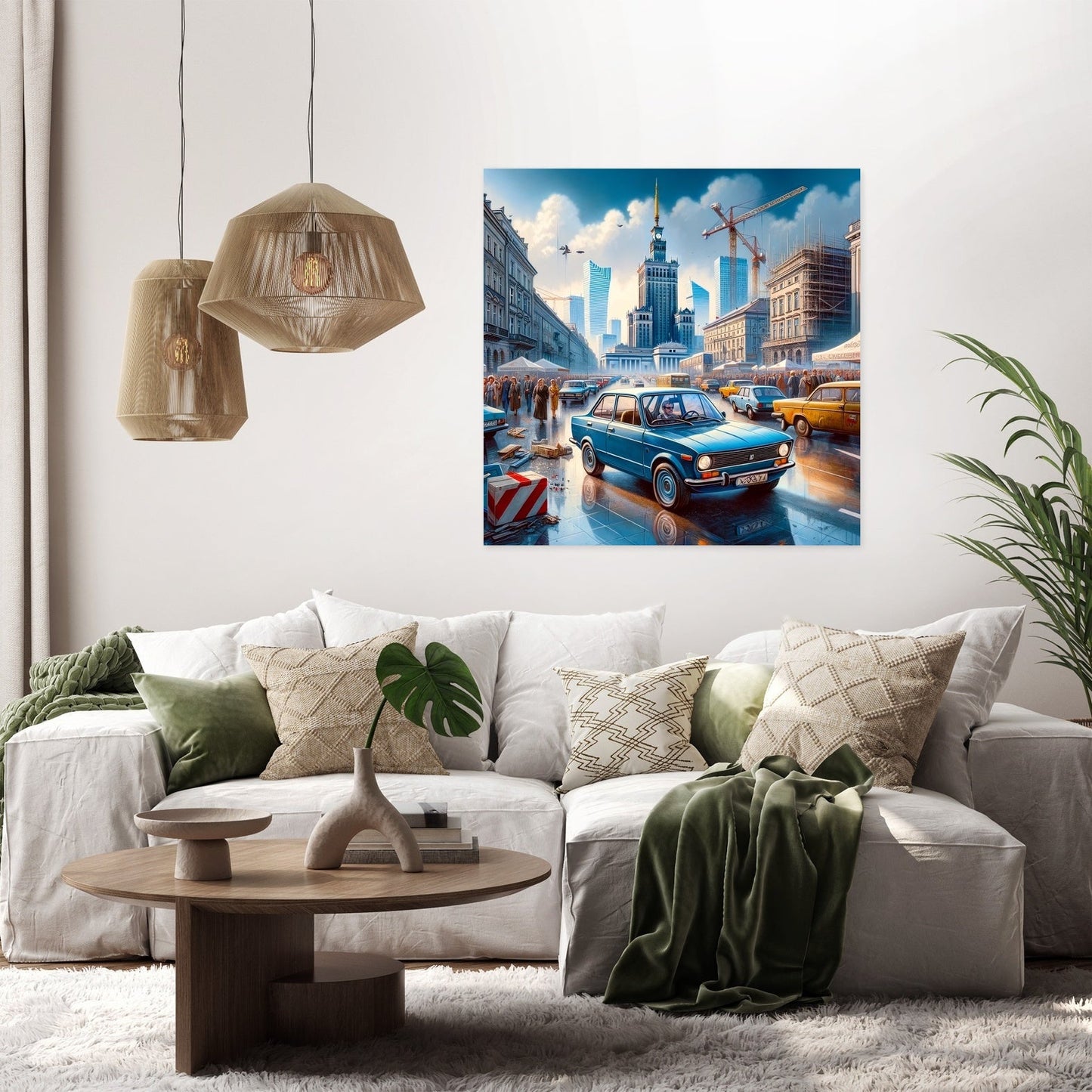 Warsaw Reimagined Canvas