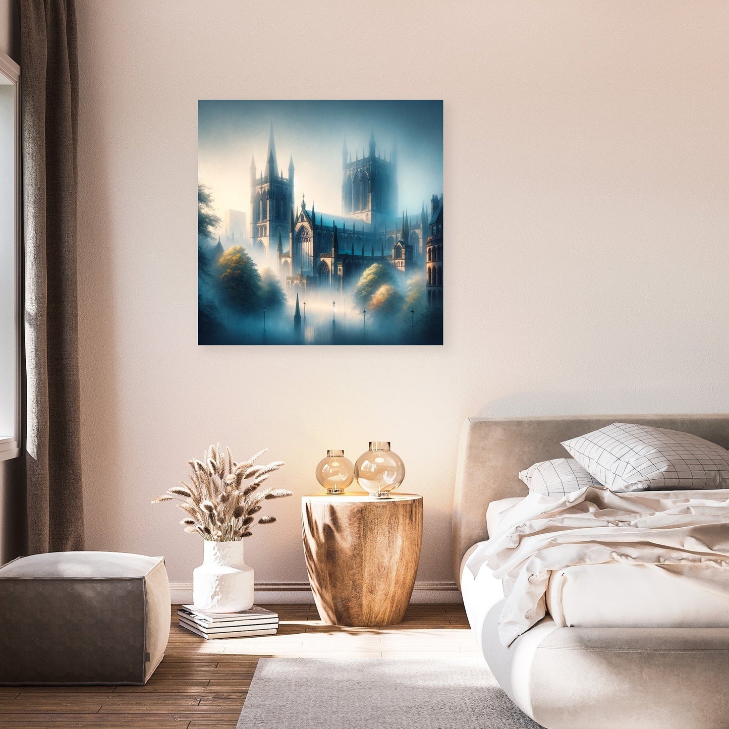 Manchester Cathedral Dawn Canvas