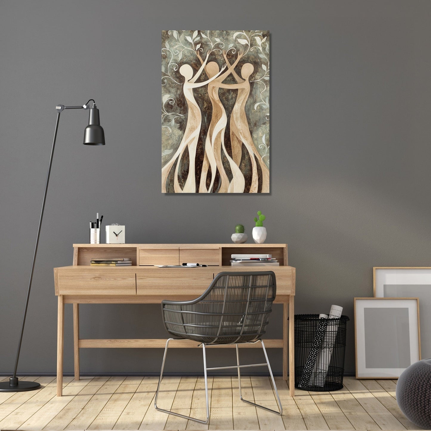Flowing Yoga Poses Canvas