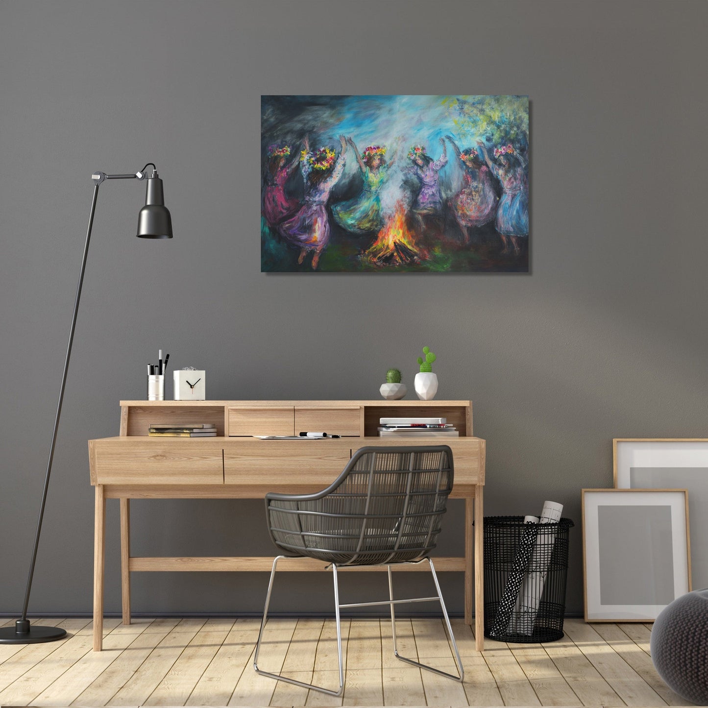 Bealtaine's Joyful Dance Canvas