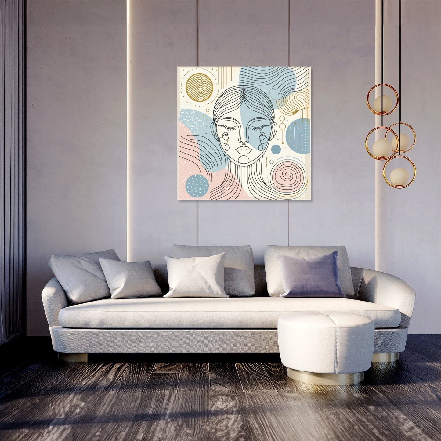 Introspective Harmony Canvas