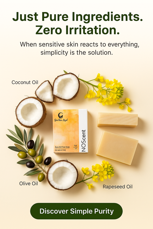 No Scent - Gentle, Soothing & Pure Unscented Soap