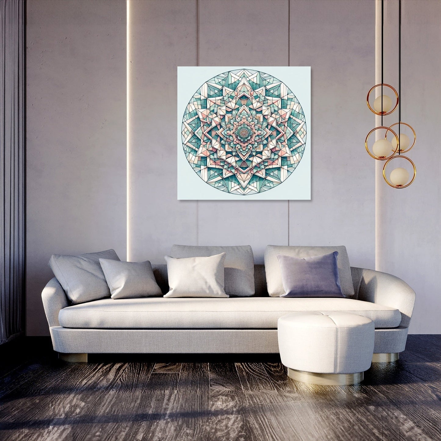 Pastel Harmony Canvas