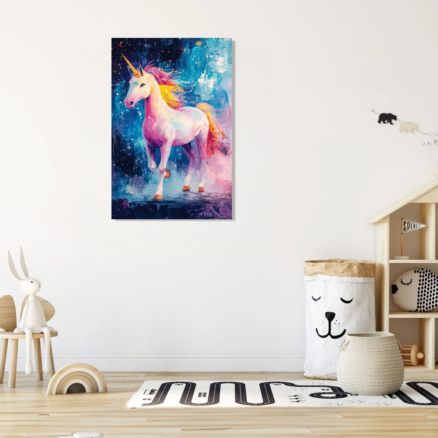 Twilight Unicorn Glow Canvas