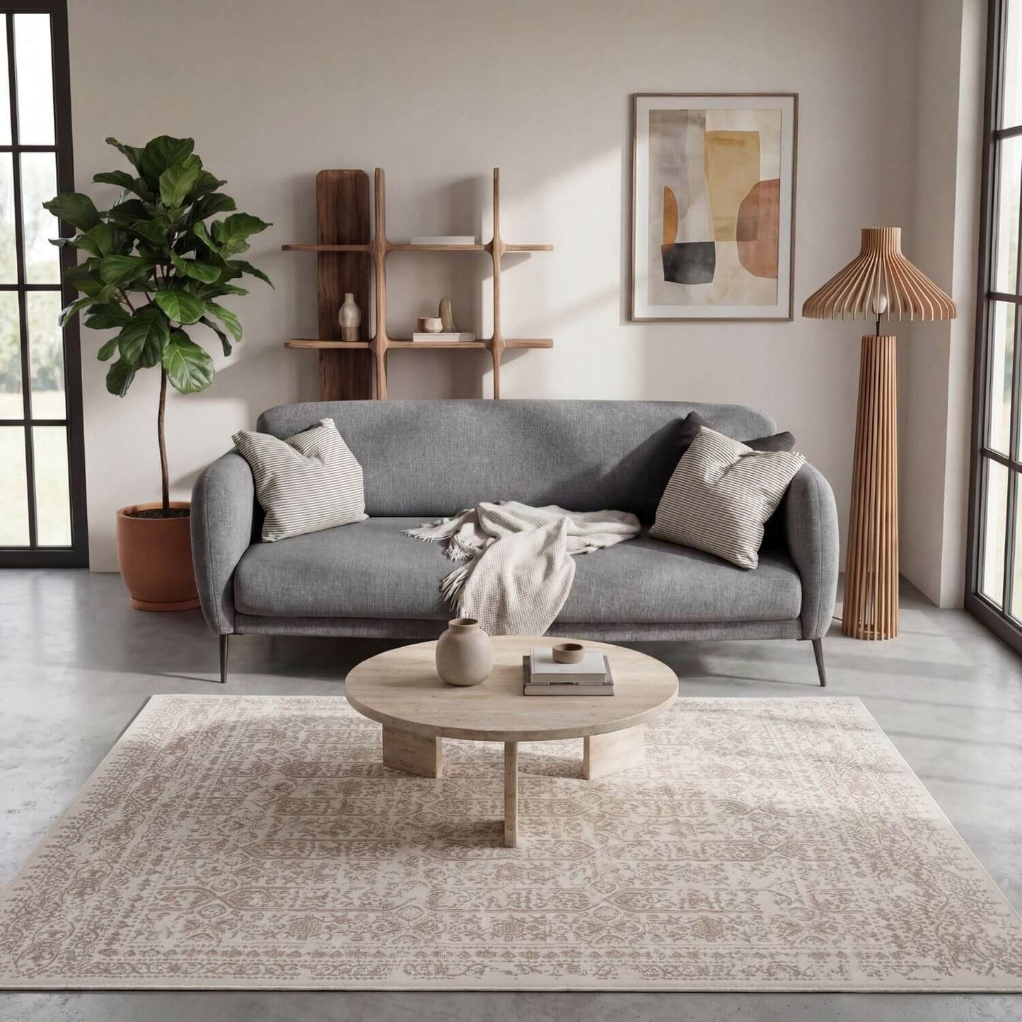 Montana Cream and Beige Rug | 3716CB