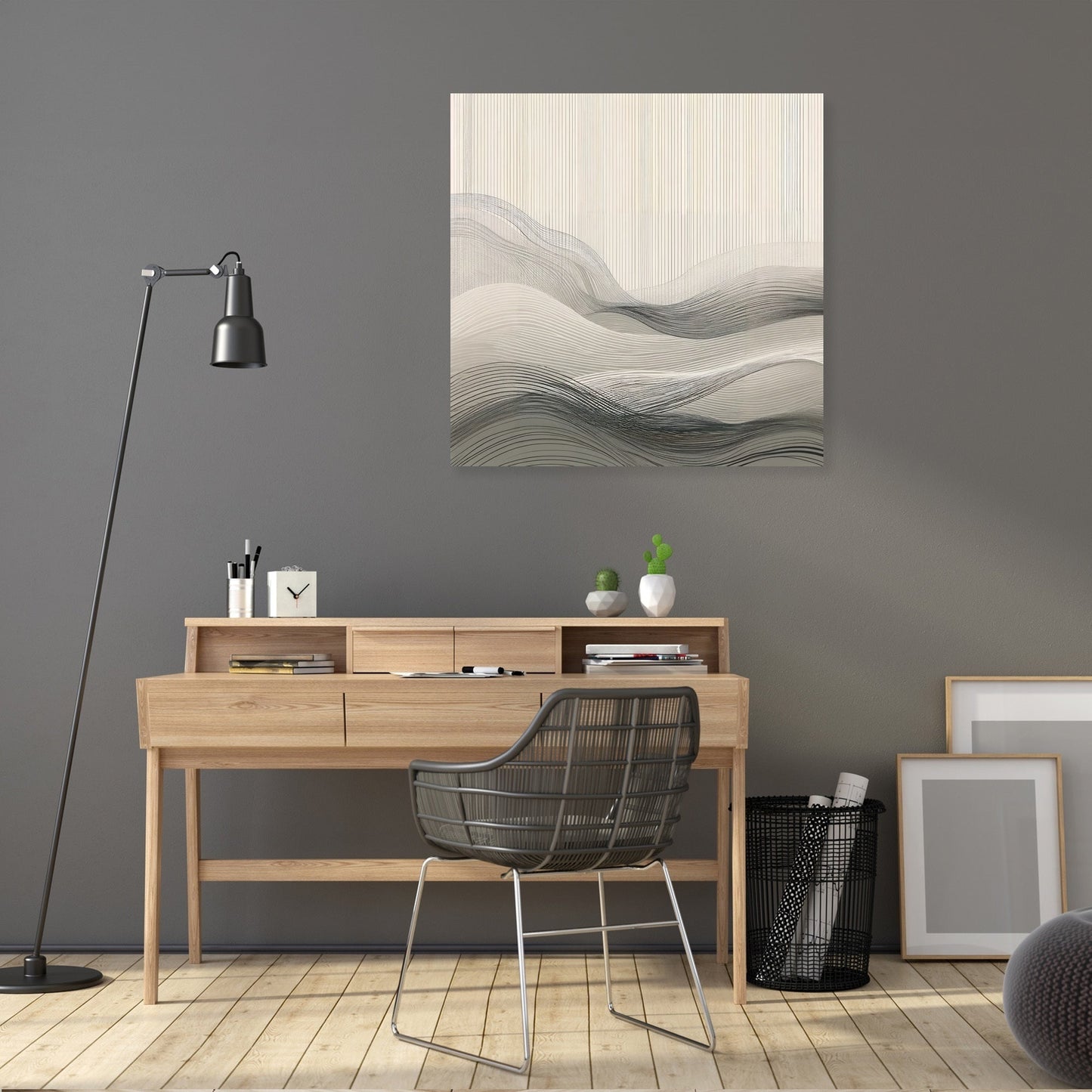 Minimalist Echoes Canvas