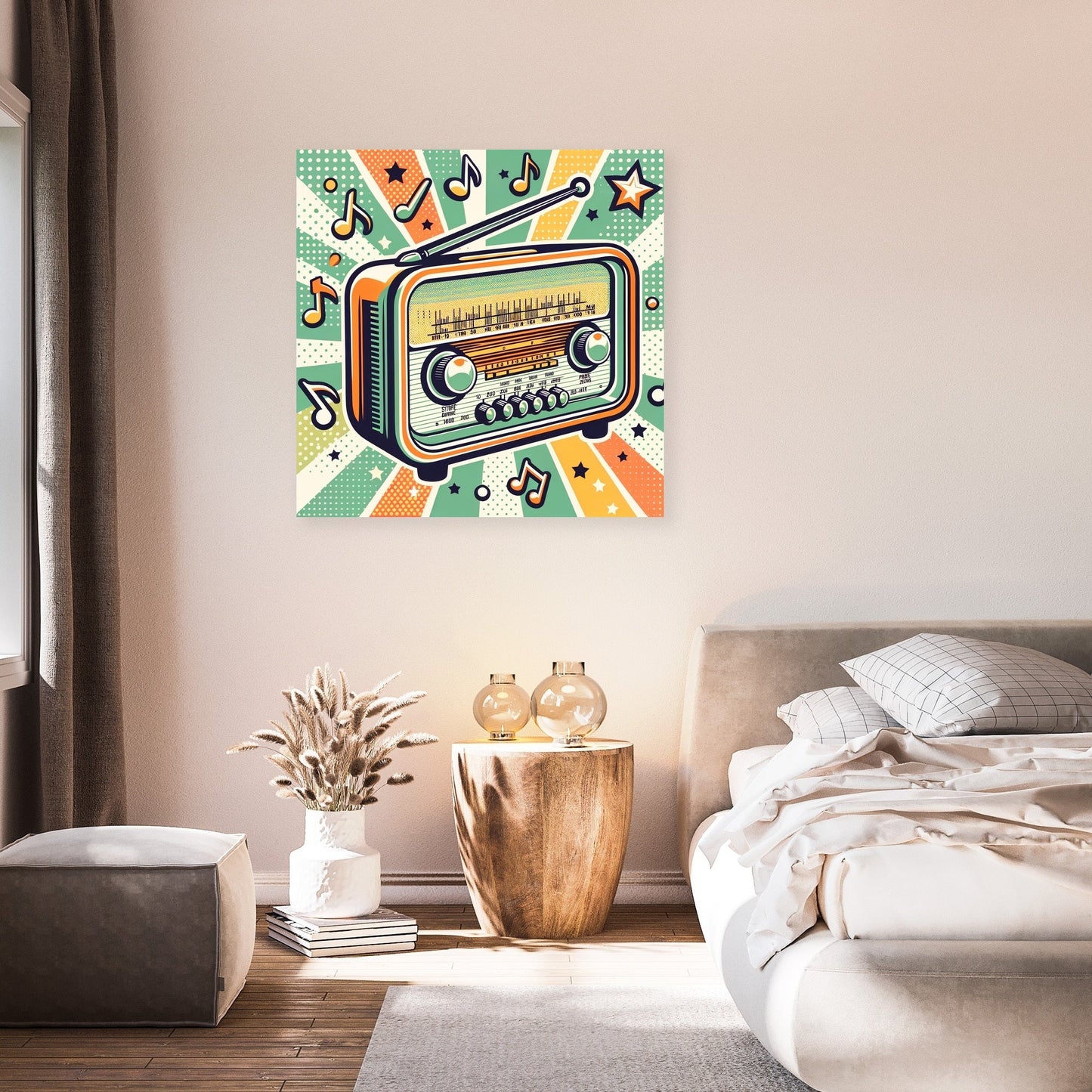 Retro Radio Canvas