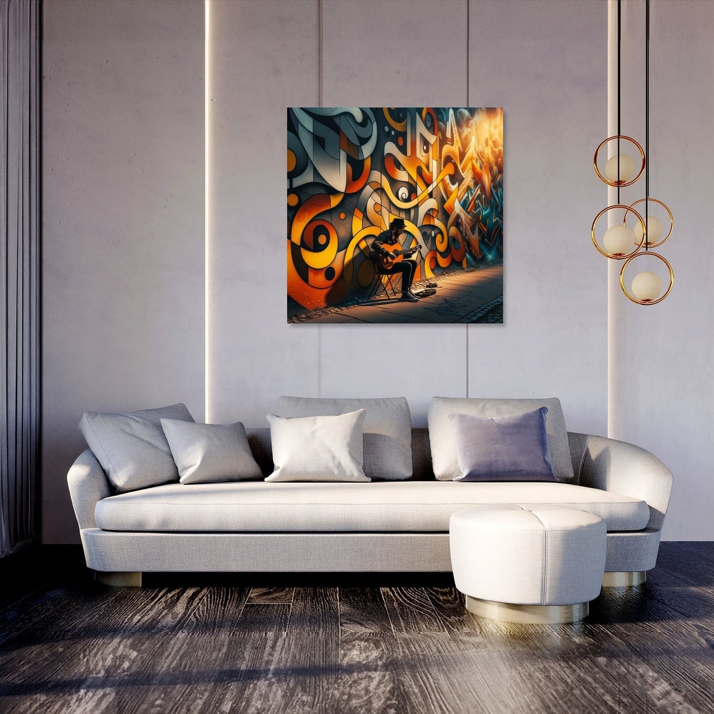 Melody of the Streets Canvas