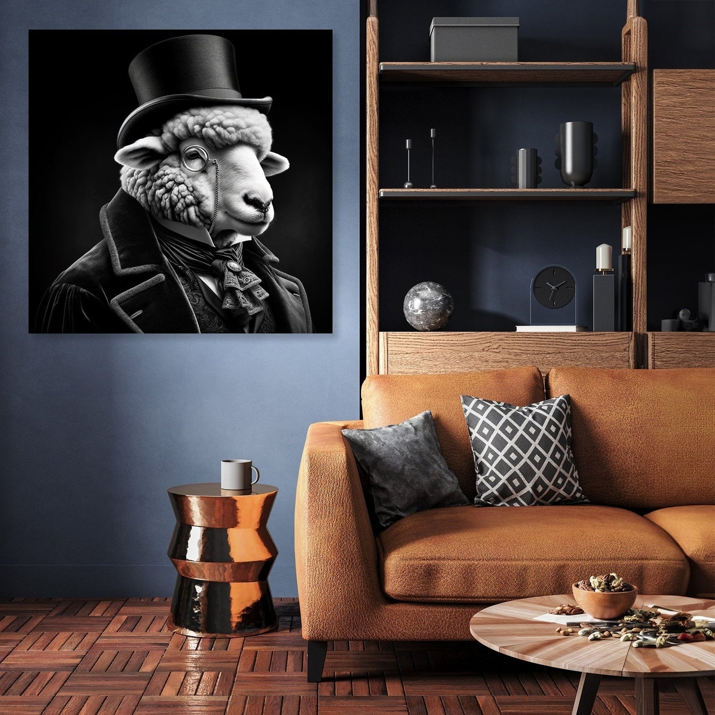 Aristocratic Ewe Canvas