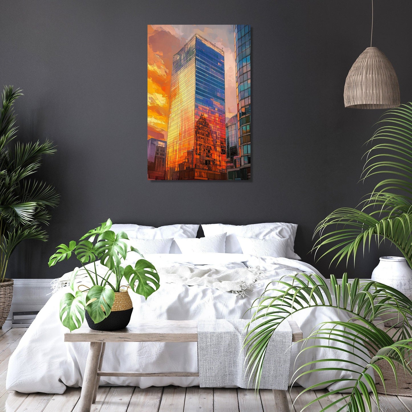 Canary Wharf Tower Canvas