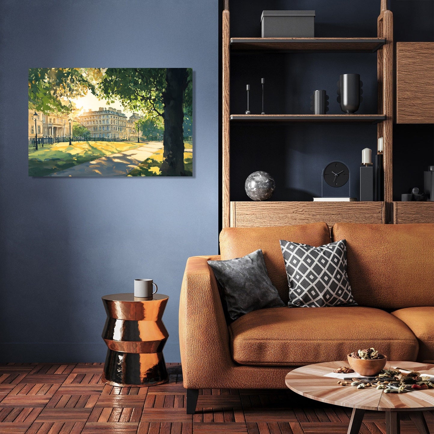 Radiant Royal Crescent Canvas
