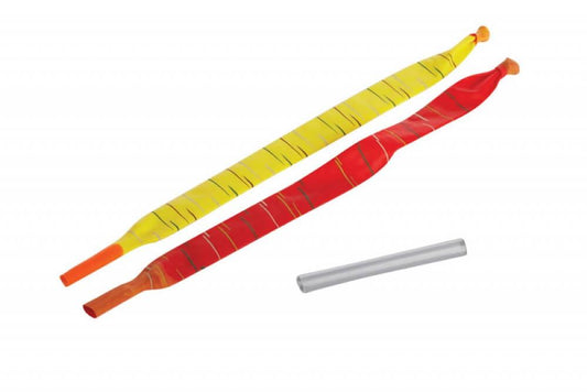 Children's Set of 2 Rocket Balloons/Tiger Tails with Inflating Tube