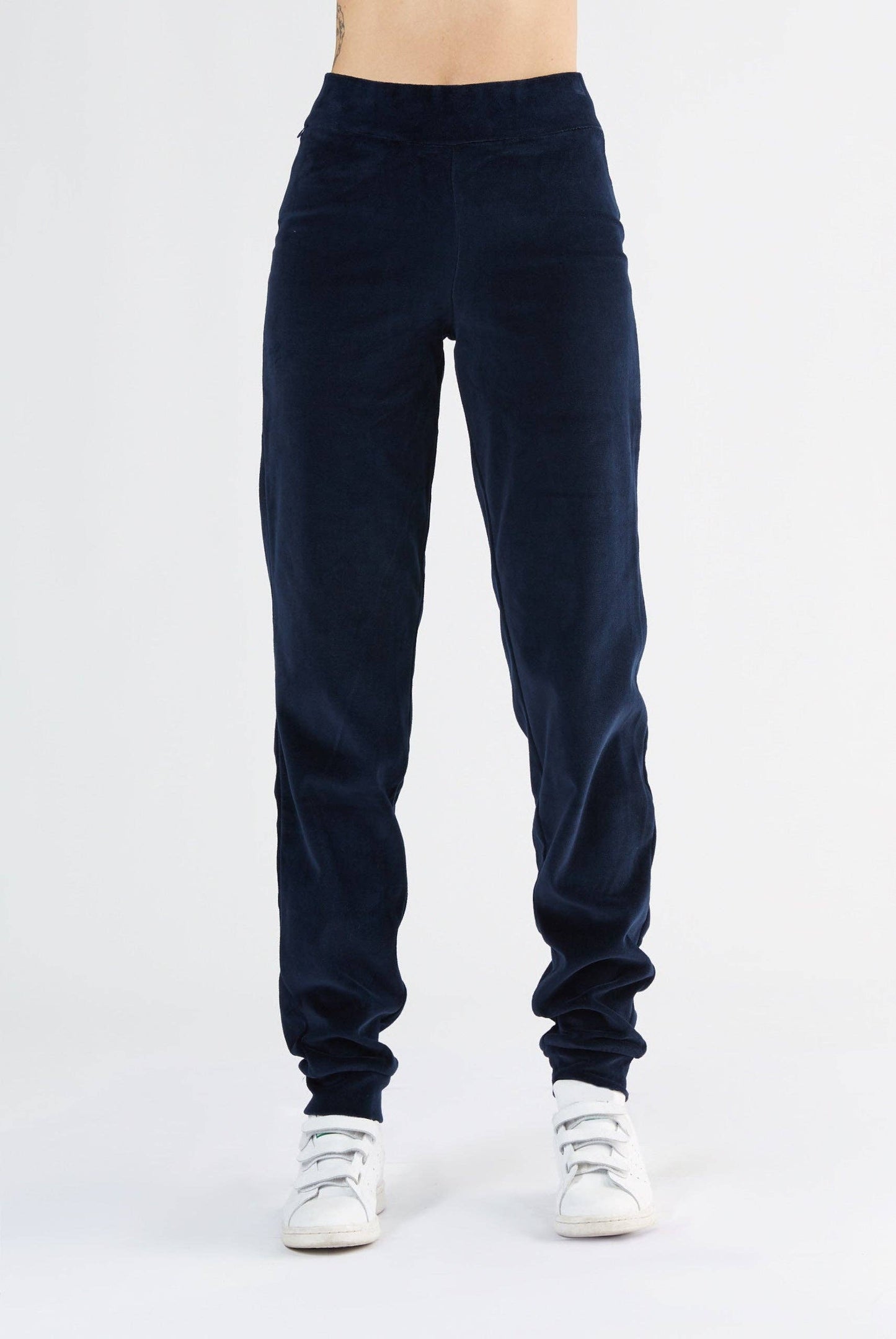 Organic Soft Fleece Cuffed Sweatpants: Womens