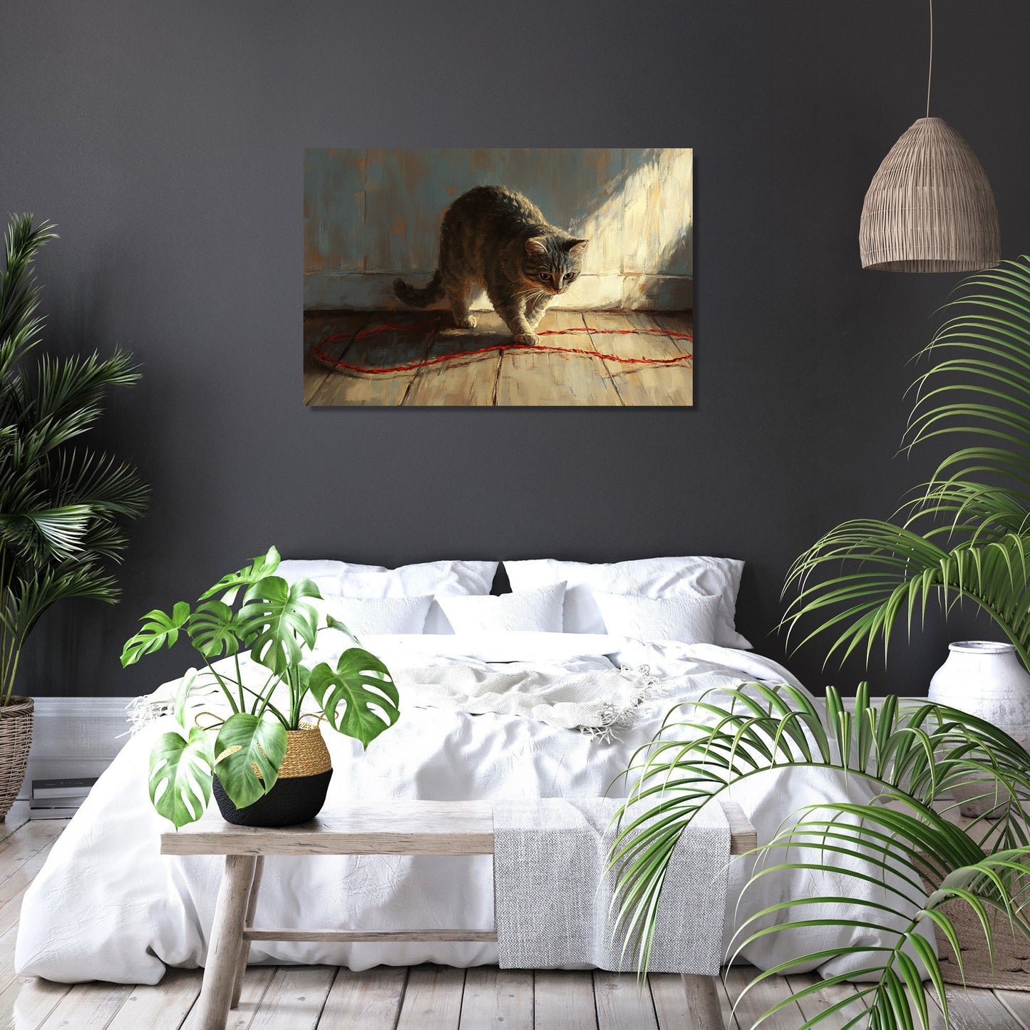 Playful Cat Canvas
