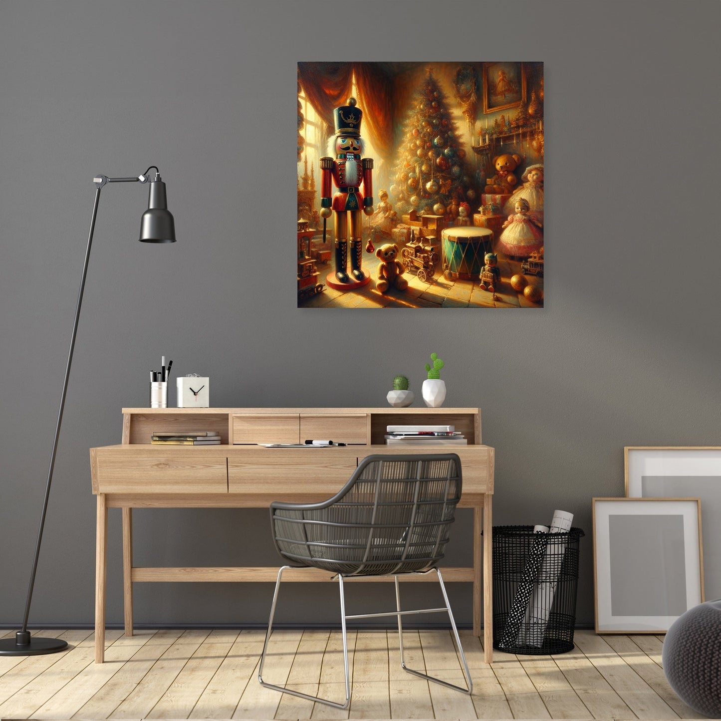 Nutcracker Nostalgia Morning Canvas