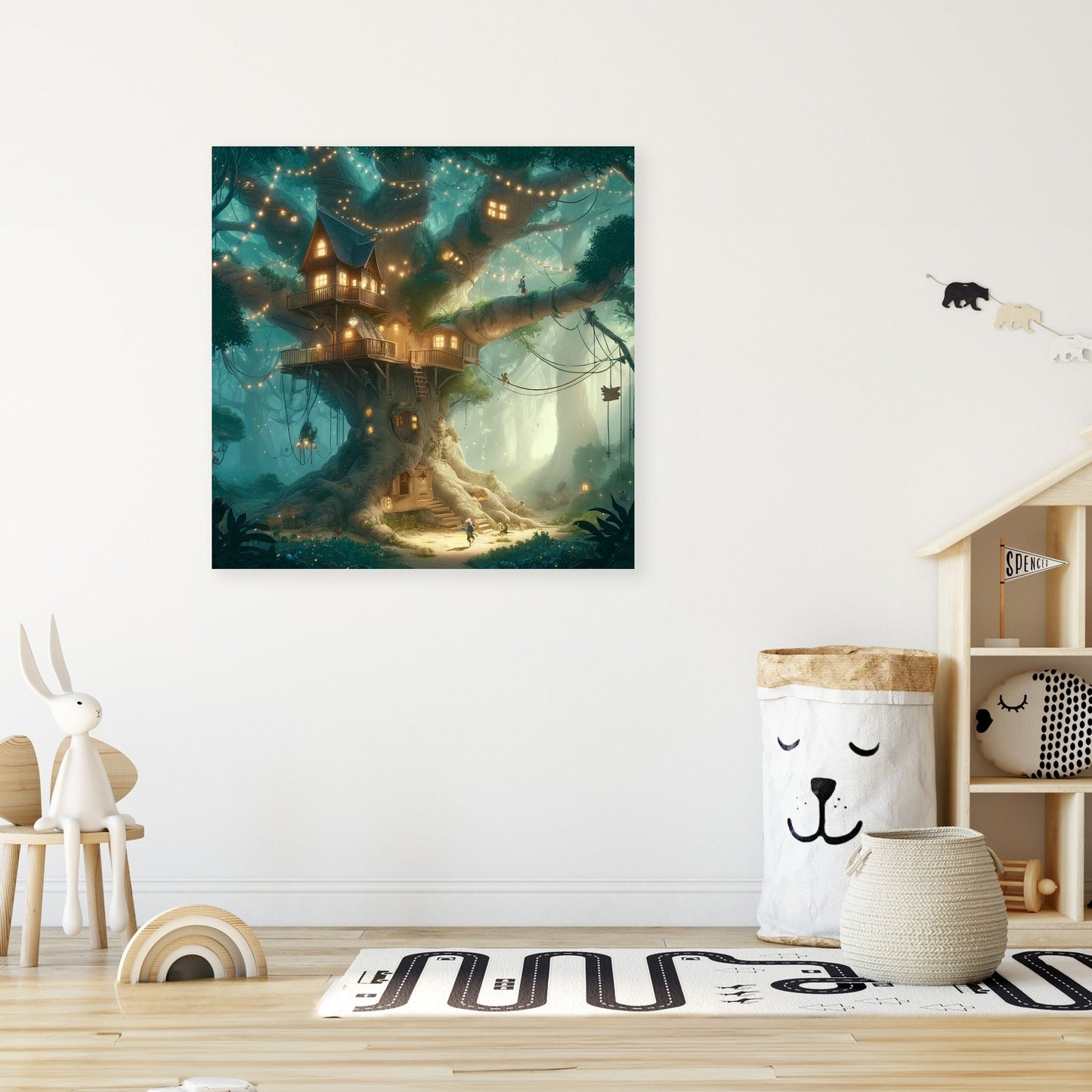 Enchanted Treehouse Canvas